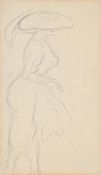 HENRI GAUDIER-BRZESKA (FRENCH 1891-1915), WOMAN WITH HAT