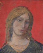 λ AUGUSTUS JOHN (BRITISH 1878-1961), AN IDEAL HEAD OF A GIRL