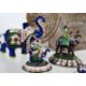 A GROUP OF FIVE INDIAN ENAMEL OBJECTS, 20TH CENTURY - Image 2 of 3