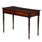 A REGENCY MAHOGANY SIDE TABLE, CIRCA 1820