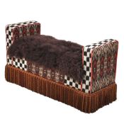 A MONGOLIAN-STYLE BED BENCH, 20TH CENTURY AND LATER