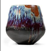 A CHINESE POLYCHROME GLAZED PLANTER, 20TH CENTURY