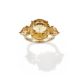 A CITRINE THREE STONE RING - Image 3 of 3