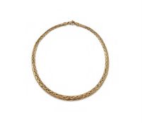 A FANCY LINK NECKLACE