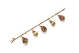 AN ITALIAN BEADED BRACELET