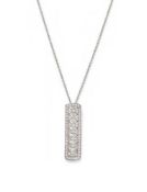 TIFFANY & CO., A DIAMOND SET 'VOILE' PENDANT