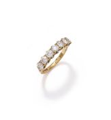 MAPPIN & WEBB, A DIAMOND HALF ETERNITY RING LONDON 1991