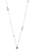 BOODLES, A DIAMOND SET 'BLOSSOM' LONG CHAIN