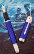 MONTBLANC, WRITERS EDITION, JULES VERNE, A LIMITED EDITION FOUNTAIN PEN