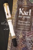 MONTBLANC, PATRON OF ARTS, KARL DER GROSSE, 4810, A LIMITED EDITION FOUNTAIN PEN