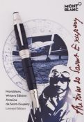 MONTBLANC, WRITERS EDITION, ANTOINE DE SAINT-EXUPÉRY, A LIMITED EDITION ROLLERBALL PEN
