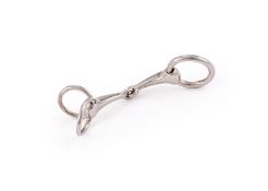 HERMÈS, SNAFFLE MORS, A SILVER AND PALLADIUM PLATED SCARF RING