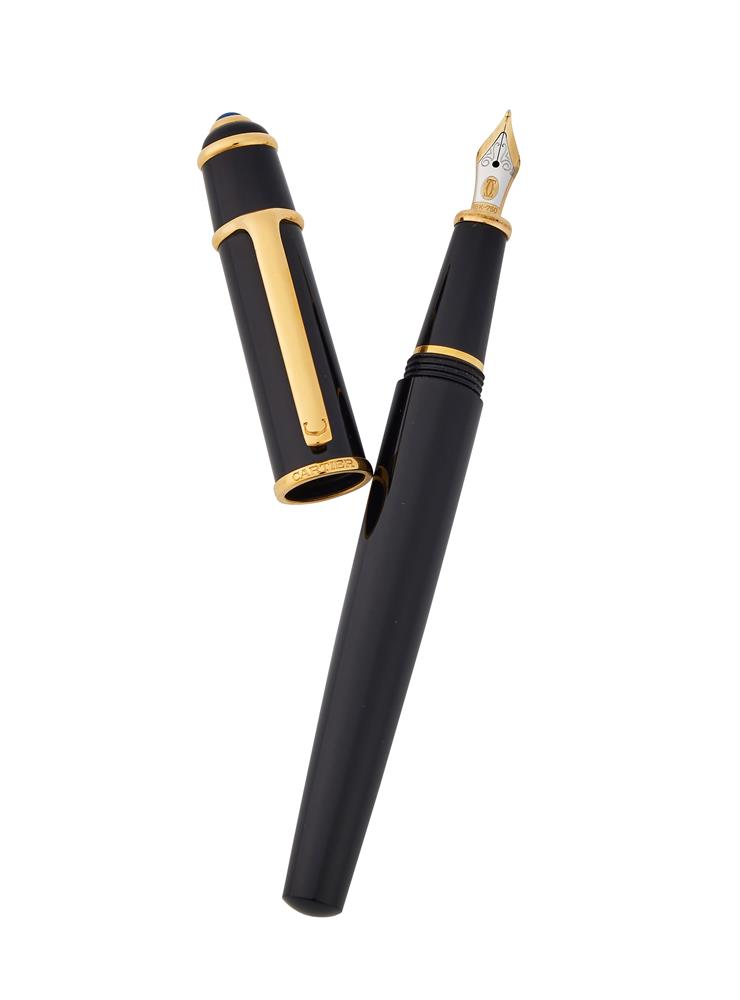 CARTIER, DIABLO, A BLACK FOUNTAIN PEN - Image 2 of 3