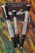 MONTBLANC, WRITERS EDITION, MARCEL PROUST, A LIMITED EDITION THREE PEN SET