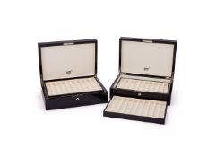 MONTBLANC, TWO COLLECTION BOXES