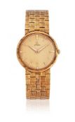 OMEGA, REF. 7093, A GOLD COLOURED BRACELET WATCH