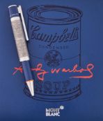 MONTBLANC, GREAT CHARACTERS, ANDY WARHOL, A SPECIAL EDITION BALLPOINT PEN