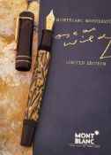 MONTBLANC, WRITERS EDITION, OSCAR WILDE, A LIMITED EDITION FOUNTAIN PEN