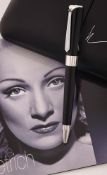 Y MONTBLANC, MUSES, MARLENE DIETRICH, A SPECIAL EDITION BALLPOINT PEN