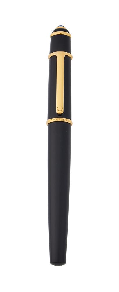 CARTIER, DIABLO, A BLACK FOUNTAIN PEN