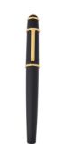 CARTIER, DIABLO, A BLACK FOUNTAIN PEN