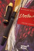 MONTBLANC, WRITERS EDITION, VOLTAIRE, A LIMITED EDITION FOUNTAIN PEN