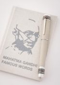 MONTBLANC, GREAT CHARACTERS SERIES, 3000, MAHATMA GANDHI, A LIMITED EDITION ROLLERBALL