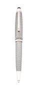 MONTBLANC, MEISTERSTÜCK, LE GRAND SOLITAIRE, A SILVER BALLPOINT PEN