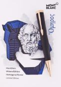 MONTBLANC, WRITERS EDITION, HOMER, A LIMITED EDITION BALLPOINT PEN