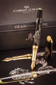 CARAN D'ACHE, YEAR OF THE HORSE, A LIMITED EDITION FOUNTAIN PEN