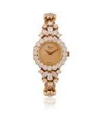 CHOPARD FOR KUTCHINSKY, HAPPY DIAMONDS, REF. 813 1, A LADY'S 18 CARAT GOLD AND DIAMOND WATCH