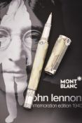 MONTBLANC, GREAT CHARACTERS, JOHN LENNON, 1940, A COMMEMORATION EDITION ROLLERBALL PEN
