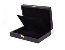MONTBLANC, A BLACK LACQUER PEN BOX