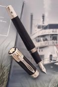 MONTBLANC, WRITERS EDITION, MARK TWAIN, A LIMITED EDITION FOUNTAIN PEN