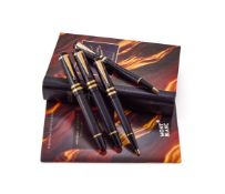 MONTBLANC, WRITERS EDITION, FEODOR DOSTOEVSKY, A LIMITED EDITION FOUR PEN SET