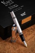 Y MONTBLANC, PATRON OF ARTS, KARL DER GROSSE, 888, A LIMITED EDITION FOUNTAIN PEN