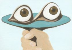 Annie Nichols, Santa Lucia's Eyes on a Tazza 1, 2025
