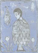 Lily Buchanan, Sapling in Blues, 2025