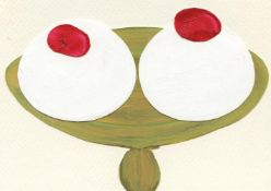 Annie Nichols, Saint Agata's Breasts on a Tazza 1, 2025