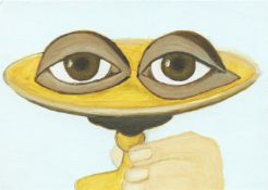 Annie Nichols, Santa Lucia's Eyes on a Tazza 2, 2025
