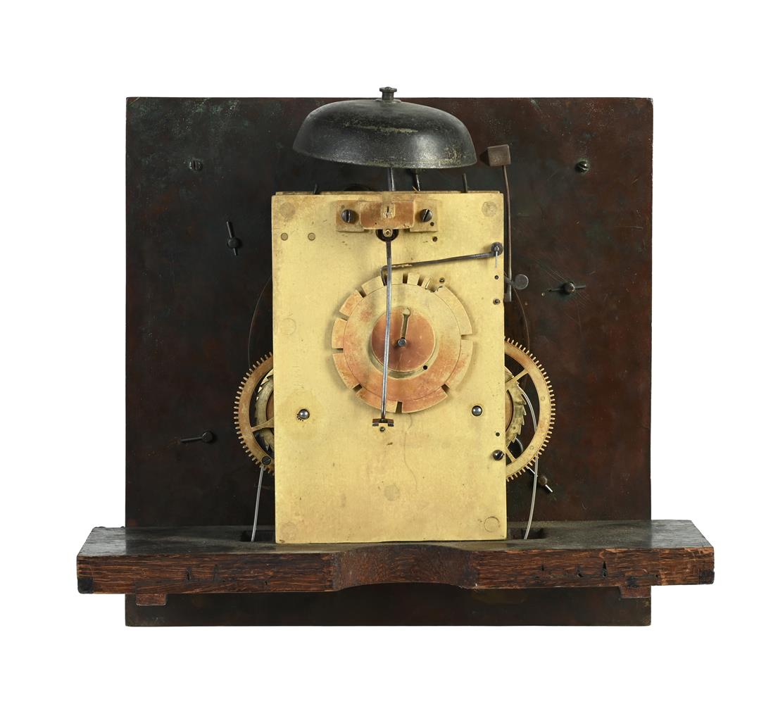 A WILLIAM III MONTH DURATION LONGCASE CLOCK MOVEMENT AND DIAL - Image 4 of 4