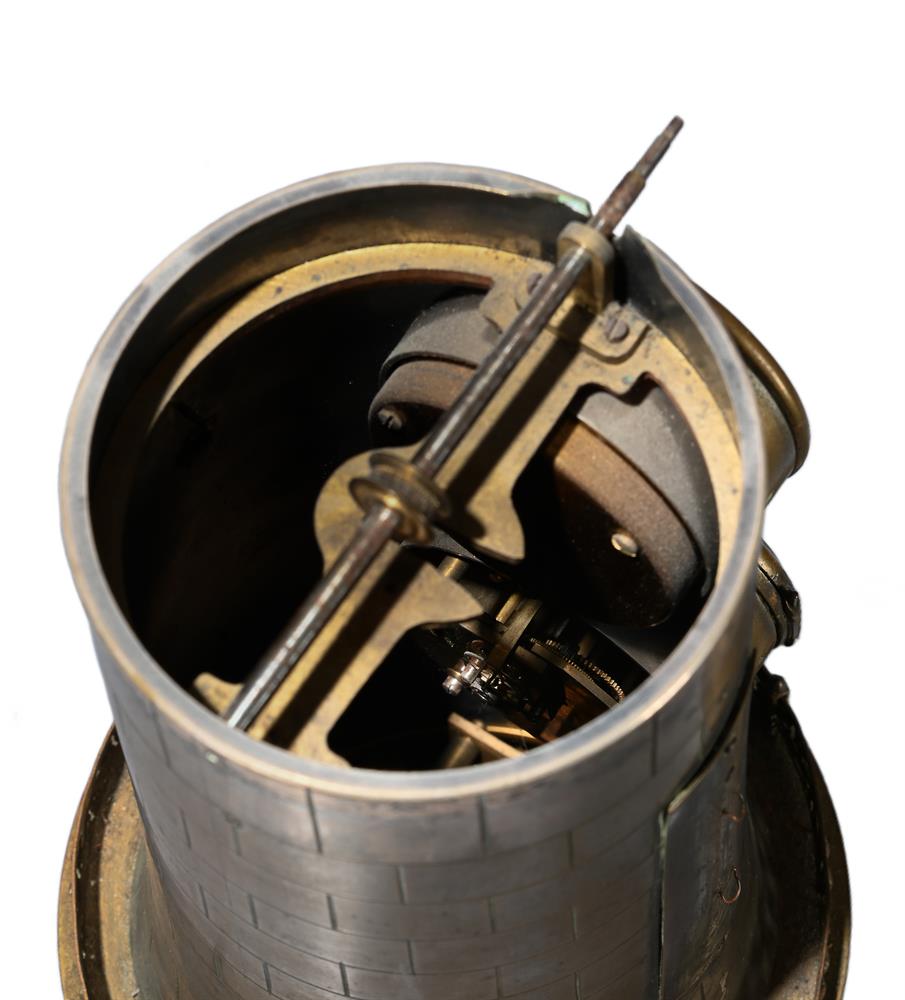 AN INCOMPLETE FRENCH SILVERED AND GILT BRASS NOVELTY AUTOMATON WINDMILL TIMEPIECE - Image 5 of 5