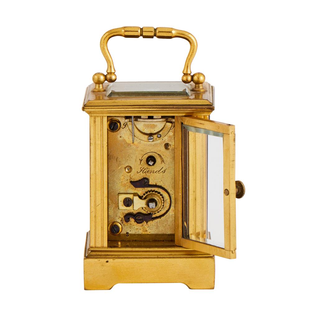 TWO FRENCH MINIATURE CARRIAGE TIMEPIECES - Image 5 of 5