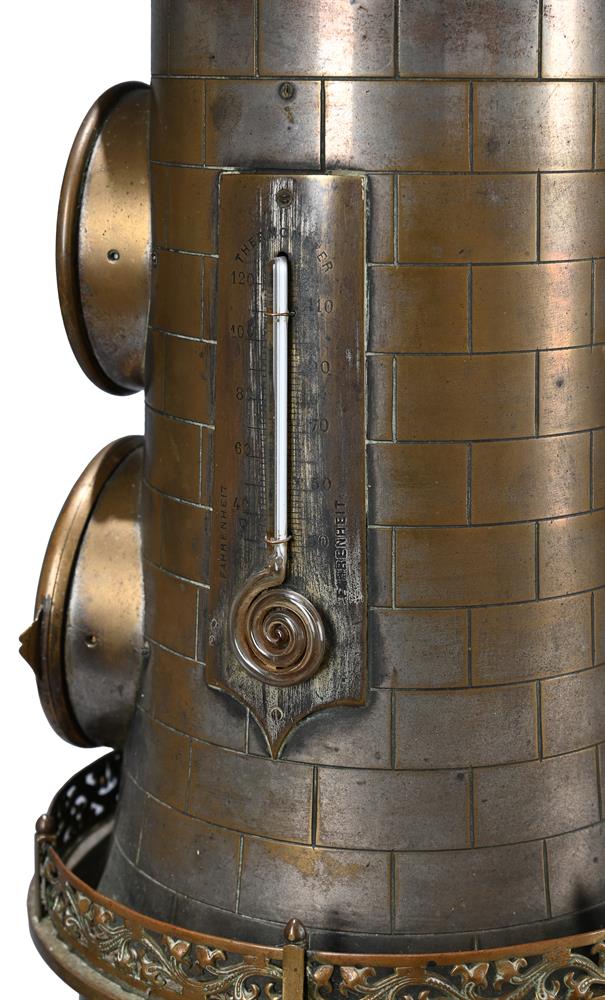 AN INCOMPLETE FRENCH SILVERED AND GILT BRASS NOVELTY AUTOMATON WINDMILL TIMEPIECE - Image 3 of 5