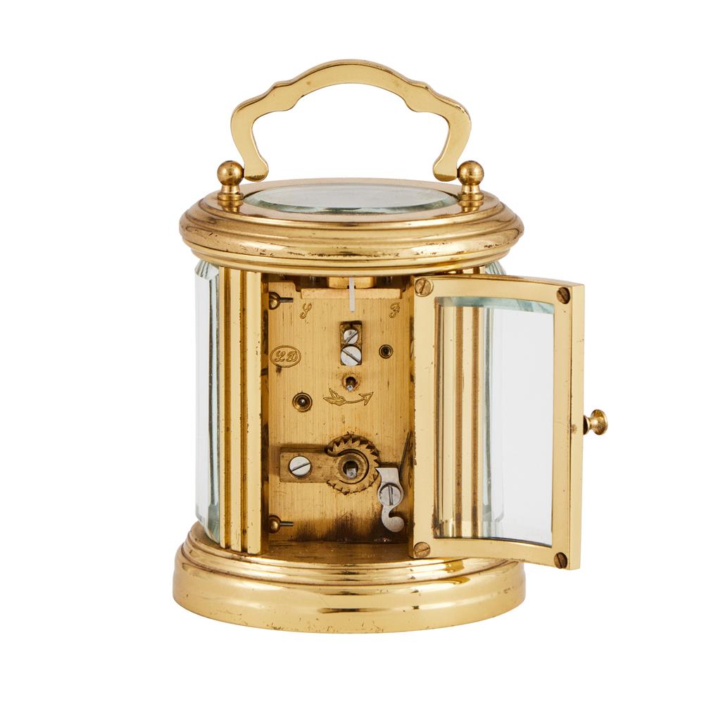 TWO FRENCH MINIATURE CARRIAGE TIMEPIECES - Image 3 of 5