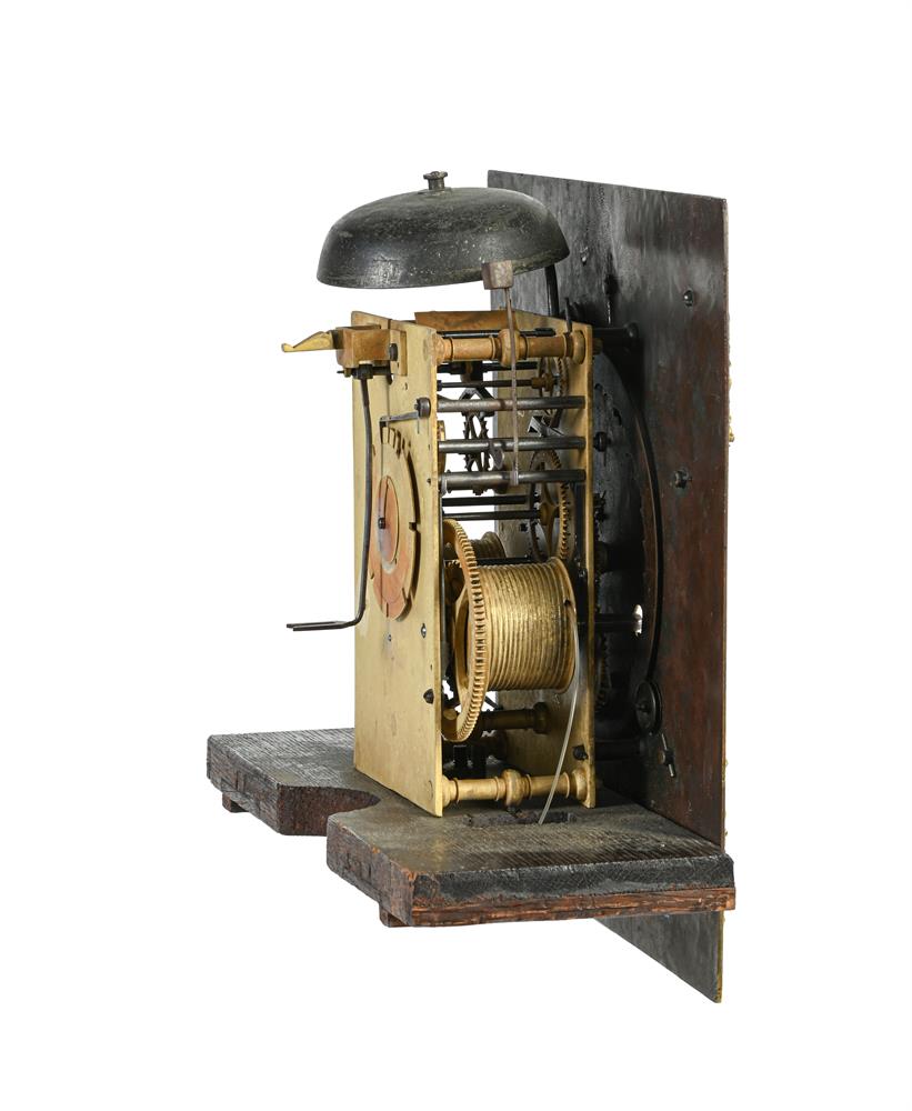A WILLIAM III MONTH DURATION LONGCASE CLOCK MOVEMENT AND DIAL - Image 3 of 4