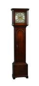 A QUEEN ANNE EIGHT-DAY LONGCASE CLOCK MOVEMENT AND DIAL