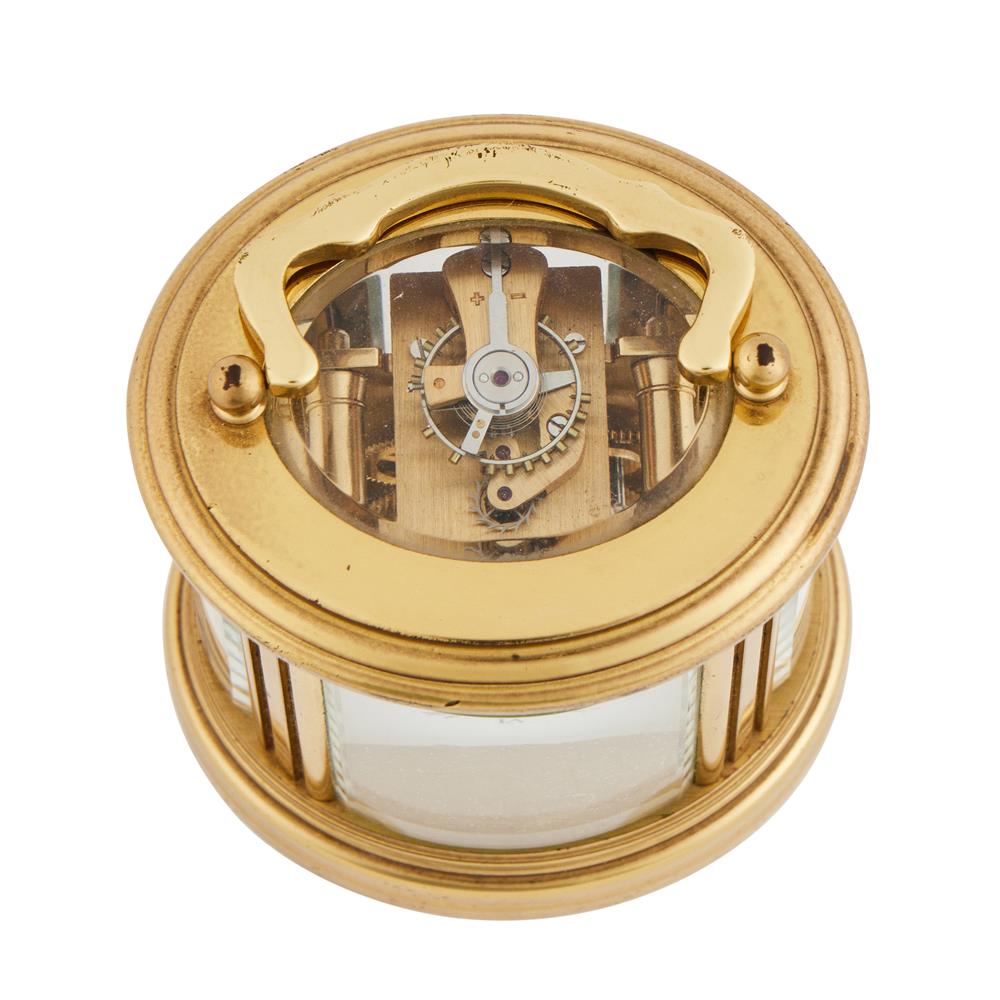 TWO FRENCH MINIATURE CARRIAGE TIMEPIECES - Image 2 of 5