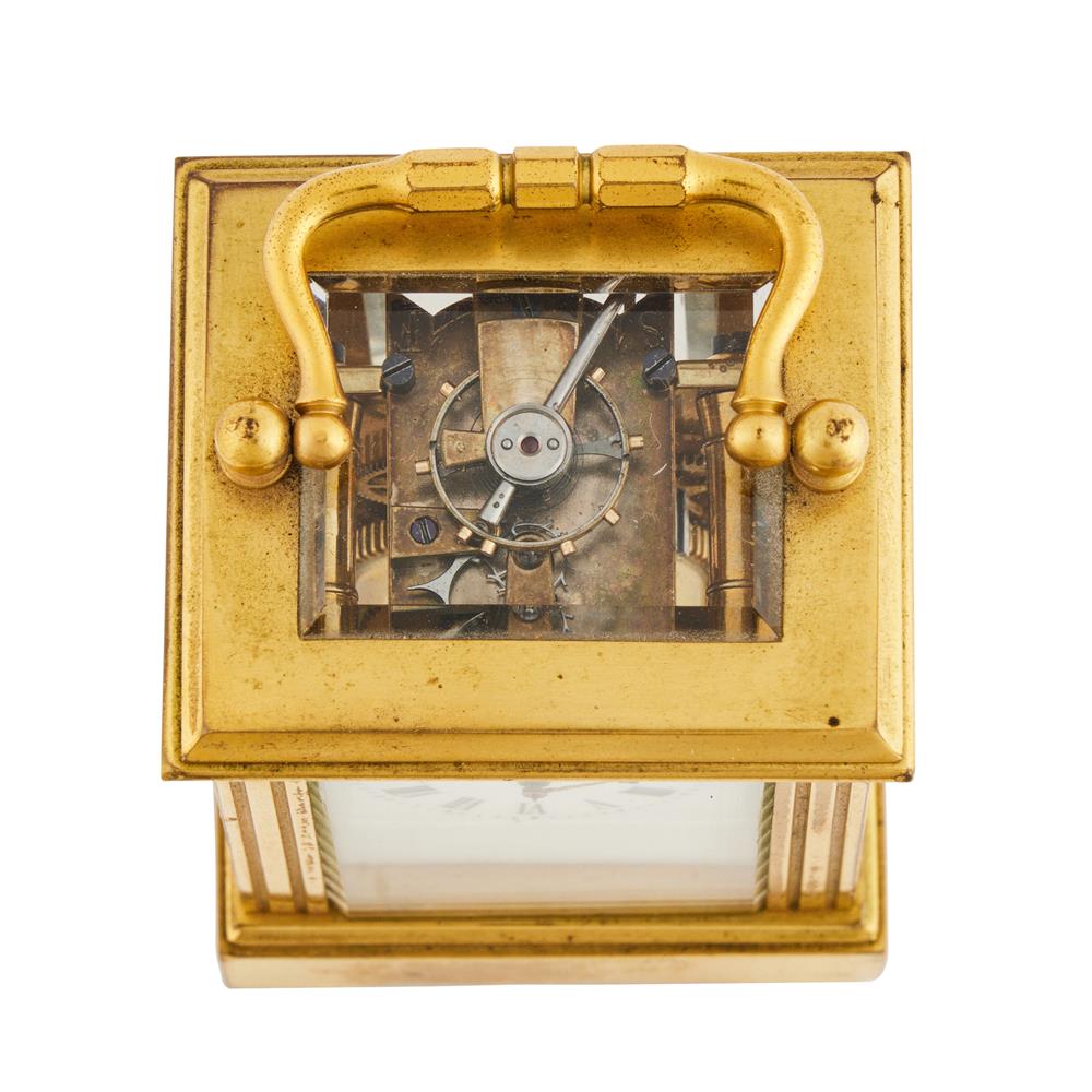 TWO FRENCH MINIATURE CARRIAGE TIMEPIECES - Image 4 of 5