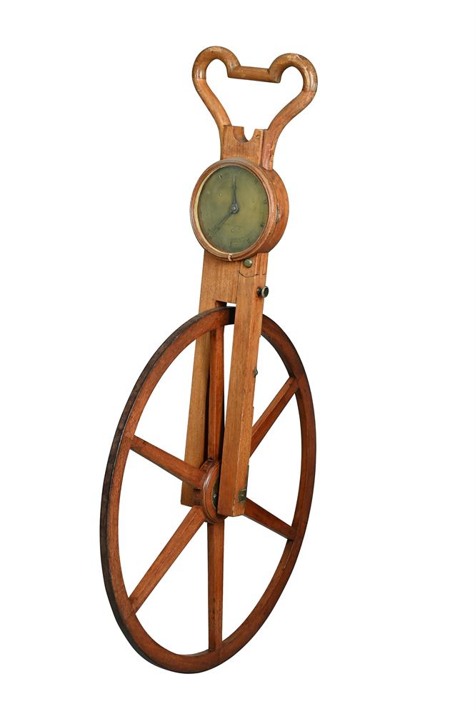 A RARE GEORGE III MAHOGANY HODOMETER OR WAYWISER